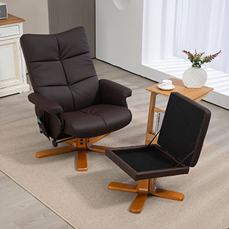 Recliner Chair With Ottoman