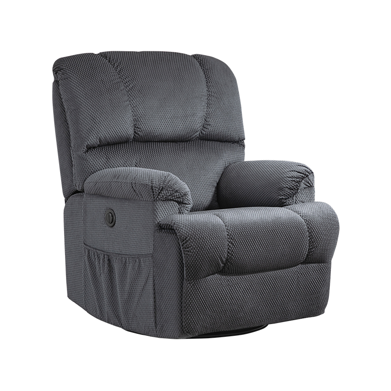 Large Manual Recliner Chair, Soft Fabric Overstuffed Recliner Chairs, Recliner Single Sofa Chair for Living Room, Single Recliner Chairs Heavy Duty and Safety Reclining Mechanism