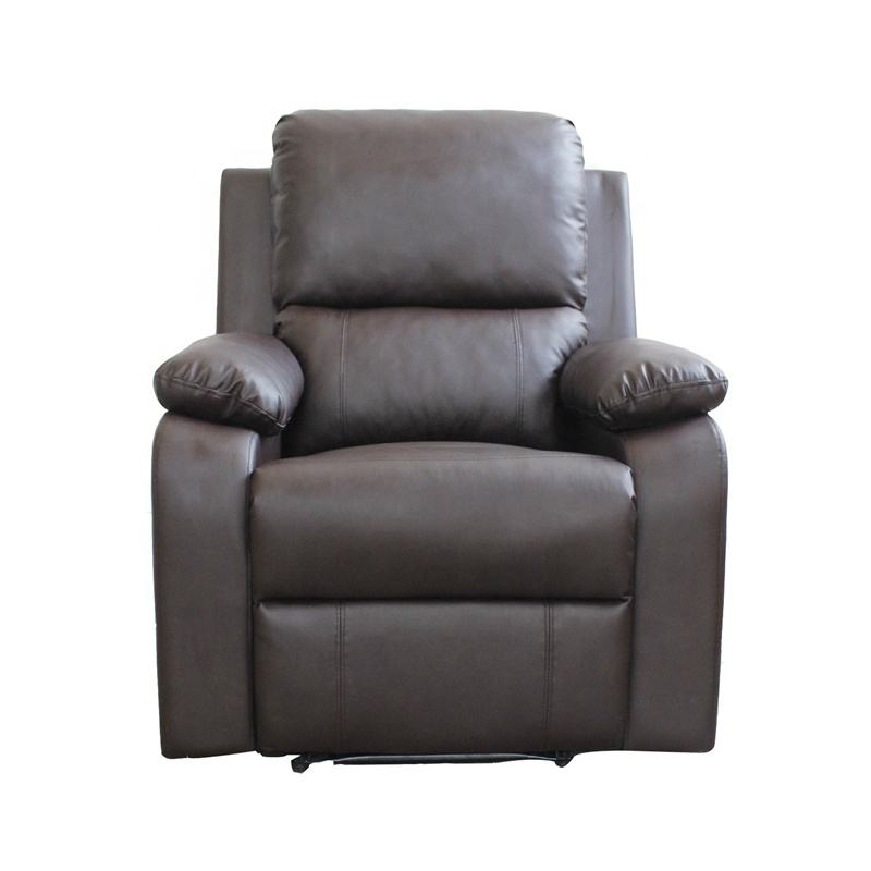 Custom Hot Selling Luxury Pu Leather Back Manual Recliner Chair For Living Room