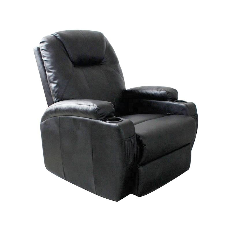 Living Room Pu Leather Manual Recliner Chair Microfiber Fabric Recliner Sofa Chair For Elderly