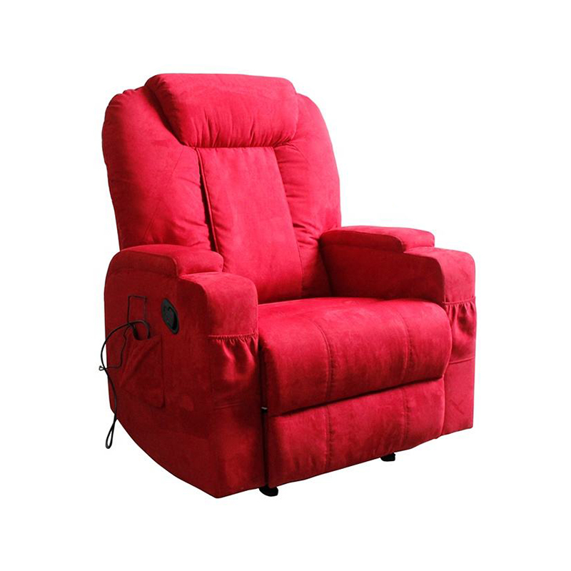 Home Living Room Manual Recliner Single Sofa Microfiber Fabric Relax Recliner Chair