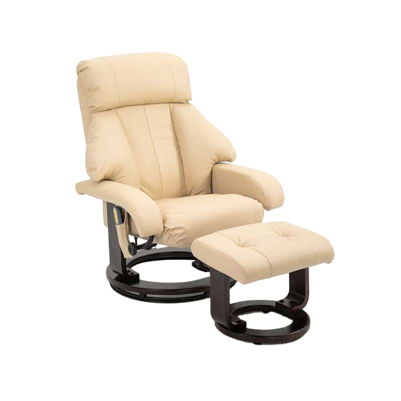 Reclining Chairs Euro RV Style Massage Swivel Recliner Chair With Ottoman