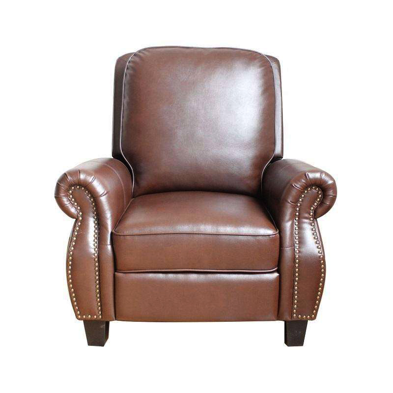  Hot Sale Leather Manual Recliner Living Room Chair Push Back Recliner Sofa Chairs For Lounge Living Room