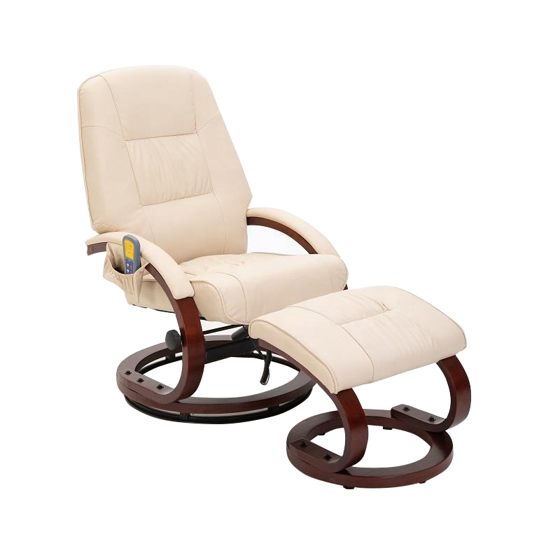 Adjustable Angle Living Room Comfortable Modern Single Swivel Recliner With Footrest