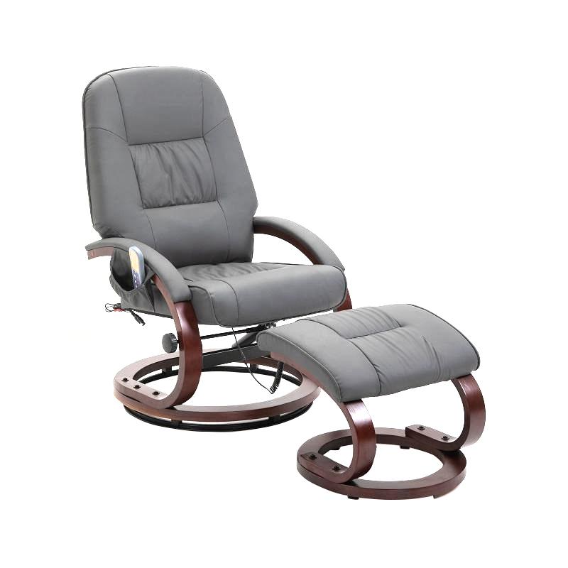 Adjustable Angle Living Room Comfortable Modern Single Swivel Recliner With Footrest