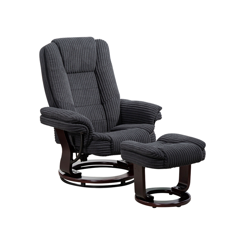 Modern European Swivel Recliner Chair Reclining Chair With Ottoman