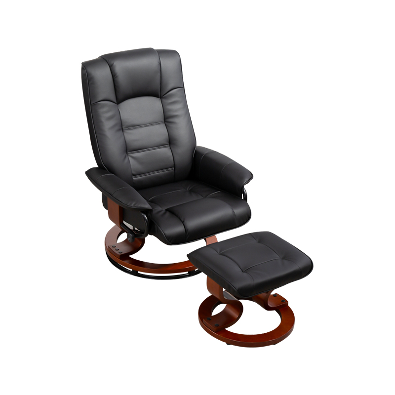 Modern European Leather Recliner Chair Swivel Office Chair for Living Room